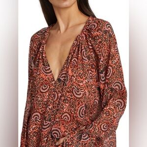 A.L.C Bryce silk blouse